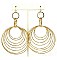 Multi Sized Hoop Fashion Earrings