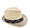 Paper Straw Fedora Hat