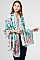 PRINTED CHIFFON LONG SCARF