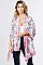 2TONE FLORAL OBLONG SCARF