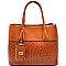 OR3806-LP Ostrich Print Tote with Coin Purse