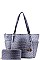 2IN1 DESIGNER CLASSY SATCHEL WITH MATCHING WALLET JYOS-1009-W