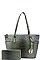 2IN1 DESIGNER CLASSY SATCHEL WITH MATCHING WALLET JYOS-1009-W