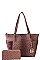 2IN1 DESIGNER CLASSY SATCHEL WITH MATCHING WALLET JYOS-1009-W