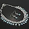 Designer Inspired Metal Crystal Necklace Set