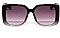 PACK OF 12 SQUARED BUTTERFLY FASHION SUNGLASSES