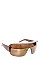 PACK OF 12 MIRROR COATING LENS SPORTS GOGGLE SUNGLASSES