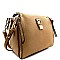 Padlock Accent Chain Accent BOLD Shoulder Bag