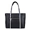 SOLID SHOPPER BAG WITH USB PORT