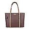 SOLID SHOPPER BAG WITH USB PORT