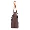 SOLID SHOPPER BAG WITH USB PORT