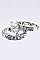 Cubic Zirconia Double Ring LACW1722