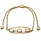 Trendy Metal Nugget Metal String Bracelet MH-PB0744