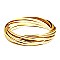 PB0793-LP Layered Metal Bangle Bracelet