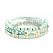 STYLISH COLOR-COATED METAL BEAD LEGO BLOCK LAYERED BRACELET MH-PB0910