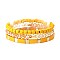 STYLISH COLOR-COATED METAL BEAD LEGO BLOCK LAYERED BRACELET MH-PB0910