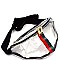 Center Striped Clear Fashion Fanny Pack MH-PB7233