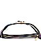 Center Striped Clear Fashion Fanny Pack MH-PB7233