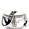 'Limited' Letter Print Fanny Pack Messenger MH-PB7255