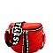 'Limited' Letter Print 2-Way Fanny Pack Messenger