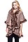 Stylish Faux Fur Poncho/Vest FM-PC051