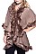 Stylish Faux Fur Poncho/Vest FM-PC051