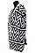 Fashionable Zigzag Pattern Knit Poncho FM-PC21029