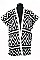 Fashionable Zigzag Pattern Knit Poncho FM-PC21029