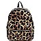Leopard Print Multi-Pocket Fashion Backpack