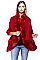 Faux Fur Poncho