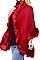 Faux Fur Poncho
