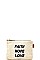 FAITH HOPE LOVE PRINT CANVAS ECO CLUTCH