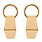 PE1896-LP Textured Matte Metal Post Earring