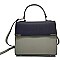 TRENDY Colorblock Top Handle Satchel