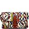 Tribal Aztec Print Cross Boutique Body Bag