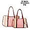 2 PIECES CHIC ALLIGATOR SATCHEL SET