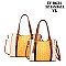 2 PIECES CHIC ALLIGATOR SATCHEL SET