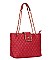 Quilted Chain Accent Shoulder Bag SET