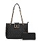 Quilted Chain Accent Shoulder Bag SET