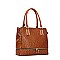 3 IN 1 Ostrich Satchel - Cross-Body Set With Wallet