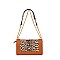 2 In 1 Leopard Shoulder -Cross-Body Bag with Wallet