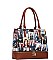 Kamala Harris 3 IN 1 Ostrich Satchel - Cross-Body Set With Wallet