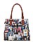 Kamala Harris 3 IN 1 Ostrich Satchel - Cross-Body Set With Wallet