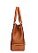 3 IN 1 Quality Satchel - Cross-Body Set With Wallet