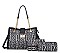 Leopard 3 IN 1 Chain Handle- Shoulder Bag Set With Wallet