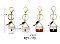 Handbag & Lip Stick  Shape Rhinetone Charm Keychain