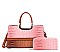 2 In 1 Crocodile Satchel Wallet Set - High Quality