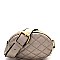 Quilted Round 2-Way Fanny Pack Cross Body MH-PL0302