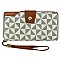 Monogram Clutch Wallet Wristlet