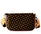 Retro Checkered Triangle Monogram 2-in-1 Crossbody Bag WITH CHAIN